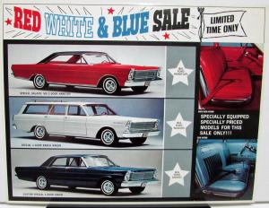 1965 Ford Full Size Post Card Galaxie Ranch Wagon Custom Special