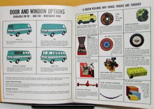 1968 Dodge Truck Compact Wagons A100 and A108 Sales Brochure Original