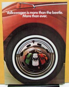 1971 VW 411 Wagon Squareback Type 3 Bus Campmobile Ghia Beetle Sales Brochure
