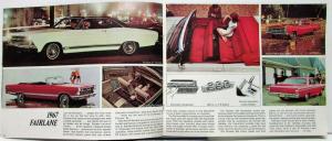 1967 Ford Full Line Sales Brochure Mustang Falcon Fairlane Full Size Thunderbird