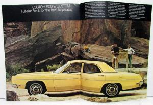 1970 Ford Full Size Sales Brochure LTD, XL, Galaxie, Custom