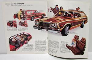 1974 Ford Station Wagon Yearbook Sales Brochure LTD Galaxie 500 Torino Pinto