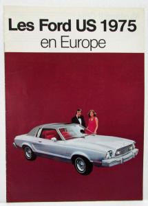 1975 Les Ford US en Europe French Text Belgian Market