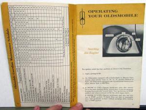 1964 Oldsmobile Owners Manual 98 Super Dynamic 88 Starfire Jetstar Care & Op