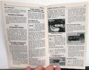 1984 Oldsmobile Owners Manual Toronado Models Care & Operation