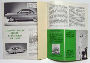 1964 Lincoln Mercury Spotlight Vol 5 No 3 May June US Cup