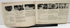 1971 Volkswagen VW Beetle Owners Manual Care & Operation Convertible Original