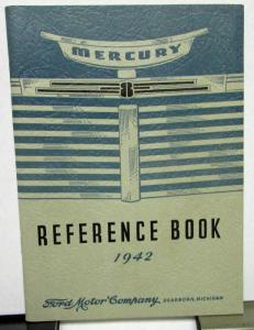 1942 Mercury 8 Series 29A Owners Manual Reference Book Original