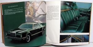 1978 Lincoln Continental Mark V Diamond Jubilee Edition Sales Brochure Prestige