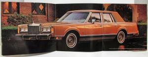 1986 Lincoln Town Car Sales Brochure
