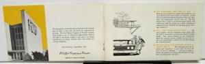 1960 Ford Canadian Car Owners Manual Care & Operation Original Rare