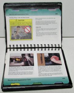 1993 Saturn Owners Manual Care & Operation Handbook Original Hardcover
