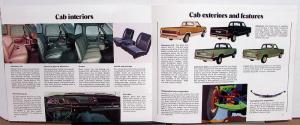 1972 Dodge Truck RV Wagon Van Discover American Color Sales Brochure Original