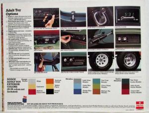 1979 Dodge Trucks Adult Toys Original Sale Folder Power Wagon Ramcharger Warlock