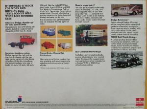 1979 Dodge Pickup Trucks Color Sales Brochure Original