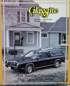 1980 1982 1983 1984 1985 Dodge Glasstite Toppers Rampage & Pickup Sales Sheet