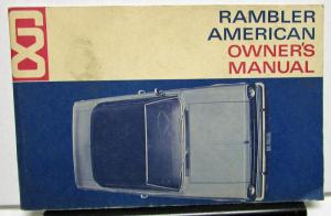 1968 AMC American Owners Manual Care & Operation Original