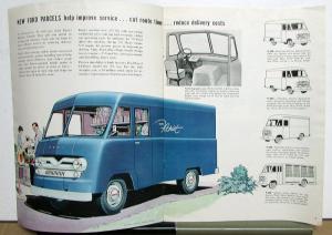 1959 Ford Parcel Delivery Chassis P-350 -400 -500 Series Sales Brochure Original