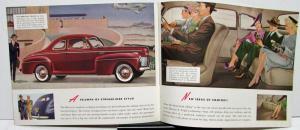 1941 Mercury Eight 8 Dealer Color Sales Brochure The Car That Dares To Ask Why