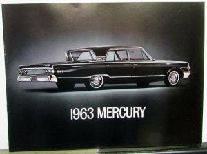 1963 Mercury Monterey Custom S-55 Dealer Sales Brochure Features Original