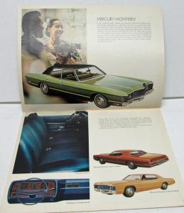 1971 Mercury Dealer Sales Brochure Marquis Monterey Montego Cyclone Cougar Comet