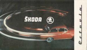 1960 to 1967 Skoda Octavia Super Touringsport Combi Sales Folder FRENCH Text