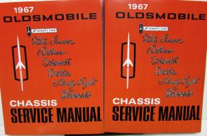 1967 Oldsmobile Service Manual Cutlass 442 Vista Cruiser F85 Delta Delmont 88 98