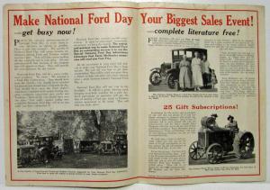 1922 Farm Mechanic National Ford Day Announcement Marketing Material to Dealers