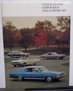 1967 General Motors GM Annual Report Pontiac GTO Cadillac GMC Truck Chevelle
