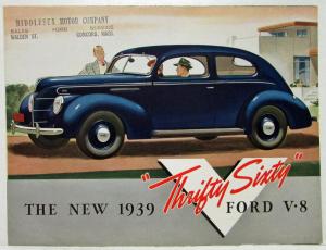 1939 Ford Thrifty Sixty V8 Sales Folder