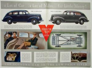 1939 Ford Thrifty Sixty V8 Sales Folder