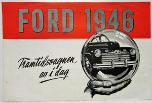 1946 Ford Future of Today Sales Brochure Swedish