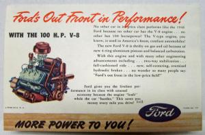 1946 Ford Smarter Than Smart Sales Folder 1974 REPRINT