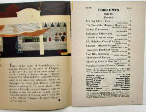 1953 Ford Times Magazine October Vol 45 No 10