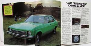 1976 Holden Torana S GM Australian Dealer Sales Brochure Folder Original Rare