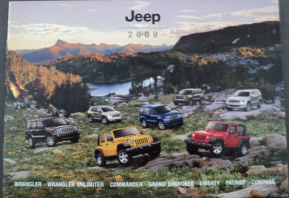 2009 Jeep Wrangler Commander Cherokee Liberty Patriot Compass Sales Brochure