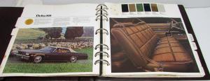 1974 Oldsmobile Dealer Album Color & Trim Fabric Selector Toronado Cutlass 88 98