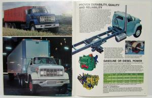 1976 GMC 7500 Conventional Truck Sales Brochure Folder Original