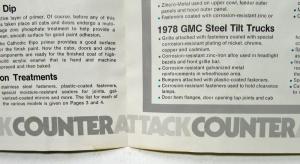 1978 GMC Trucks Counterattack on Corrosion Sales Folder