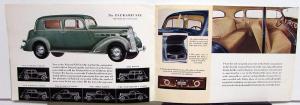 1937 Packard 120 & 6 Dealer Color Sales Brochure Features & Specs Original