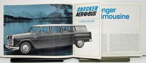 1965 Checker Areobus Limousine Sales Brochure