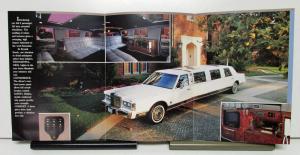 1983 Lincoln Krystal Koach Limousine Sales Brochure & Datasheet