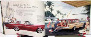 1960 AMC Rambler 6 Rebel V-8 Ambassador V8 Wagon Sedan Hardtop Brochure Orig XL
