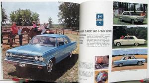 1965 Rambler Classisc V8 6 770 660 Cross Country Wagon Sales Brochure Orig XL