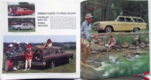 1965 Rambler Classisc V8 6 770 660 Cross Country Wagon Sales Brochure Orig XL