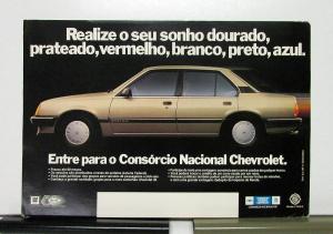 1985 Chevrolet Monza Spanish Text Plate