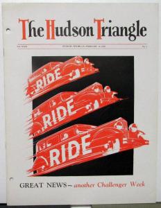 1930 The Hudson Triangle Industry Magazine Feb Issue Company News Rare