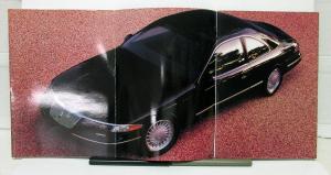 1993 Lincoln Mark VIII Sales Brochure & Specifications Oversized