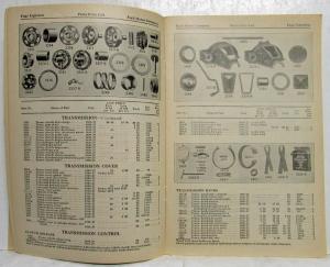 1930 Ford Model T Price List of Parts Orig Effect March 1 1930 For 1909 To1927