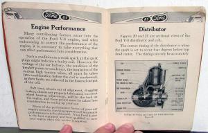 1937 Ford 85 V8 Reference Book Owners Manual Original